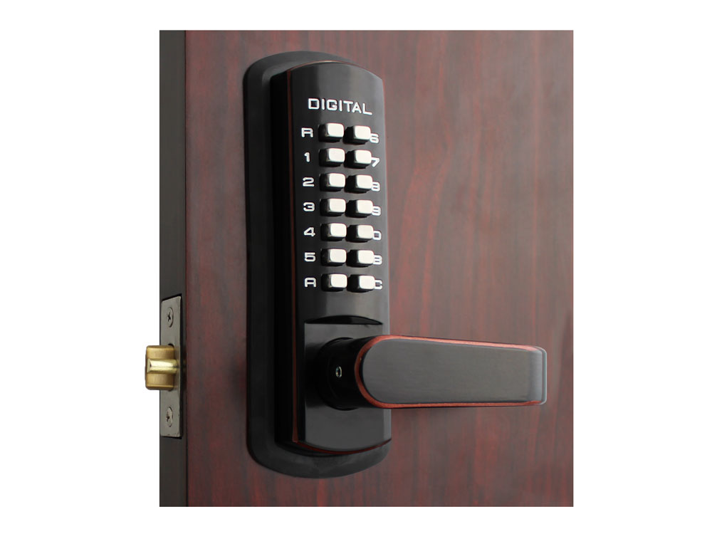 Lockey 3835 Passage Lever-Handle Latchbolt Keypad Lock
