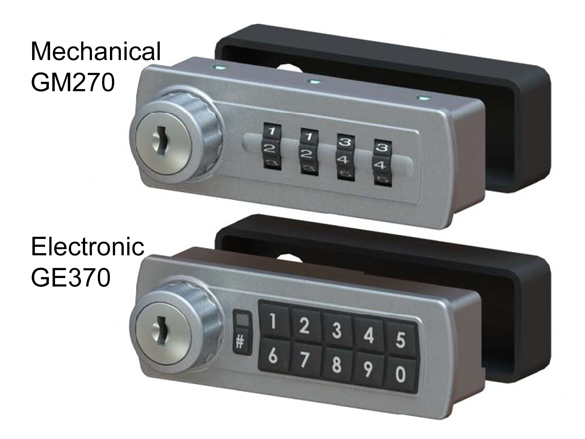 Lockey GE370 Electronic Cabinet/Locker Cam Lock (Gemini)