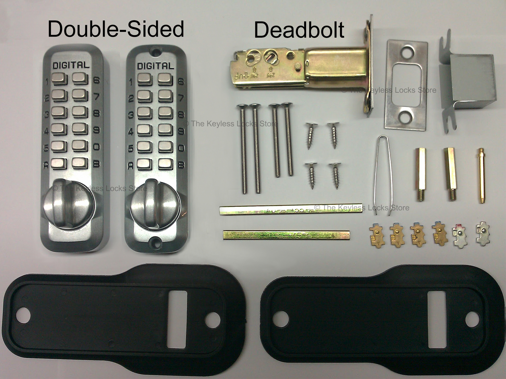 Lockey M210DC Deadbolt Double-Keypad Lock