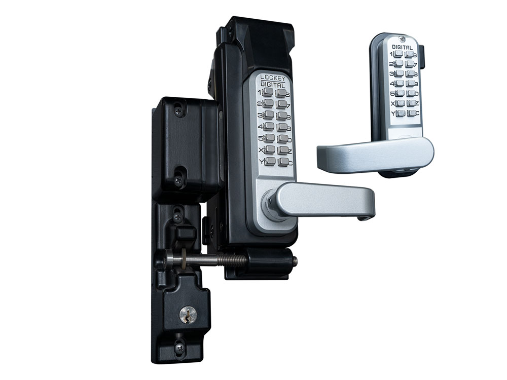 Lockey SUMO GL2-DC Heavy-Duty Passage Lever-Handle Latchbolt Double-Keypad Lock with Key Lockout Feature