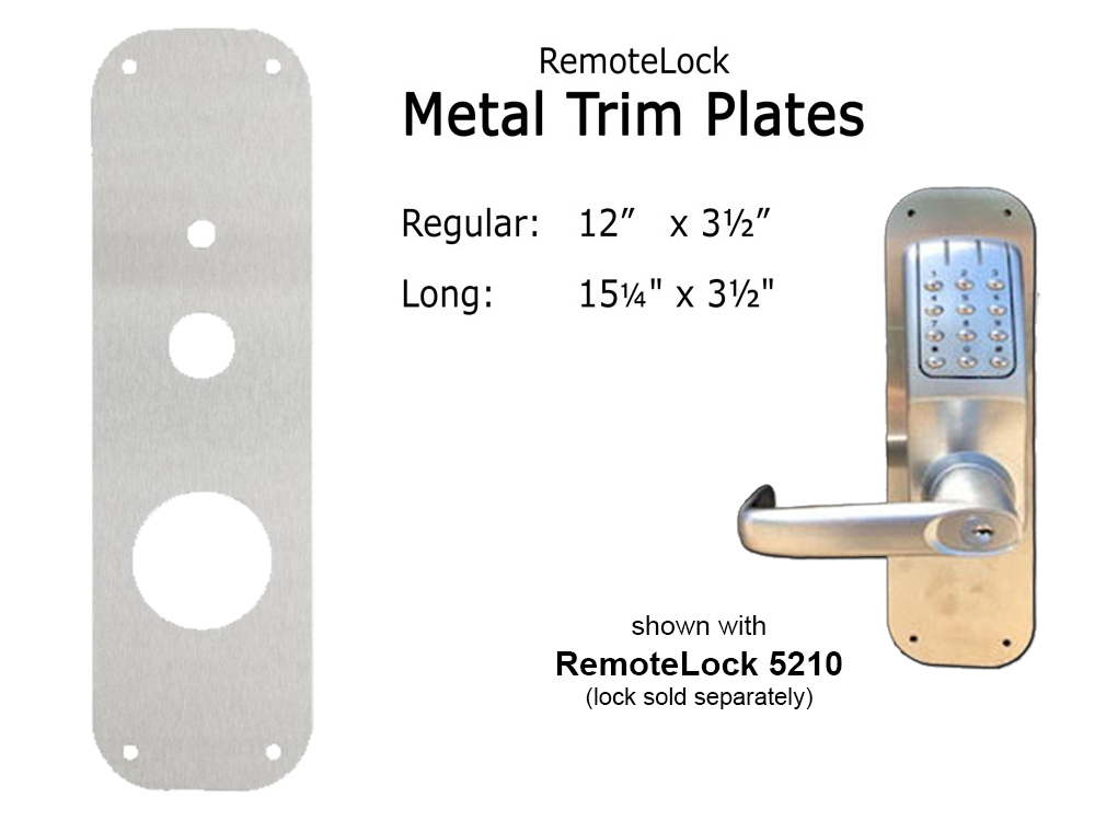 RemoteLock Metal Trim Plates