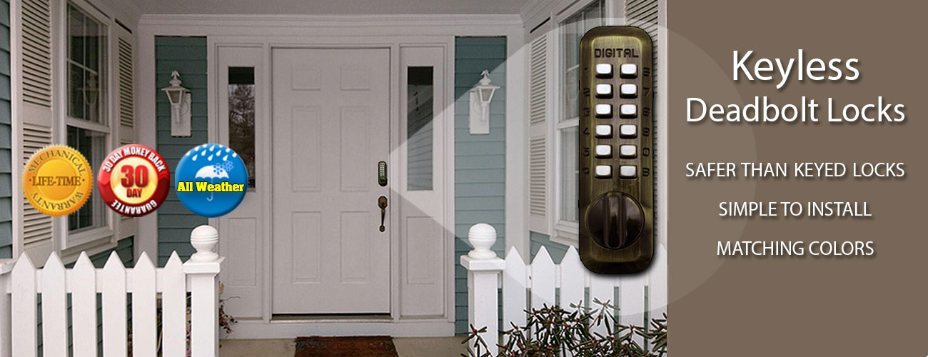 Keyless deadbolt locks that can't be picked or bumped...