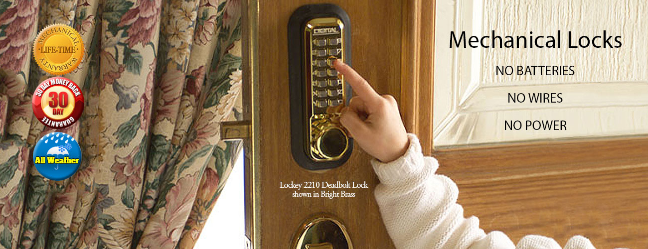 Mechanical locks for a life-time of simple, reliable service...
