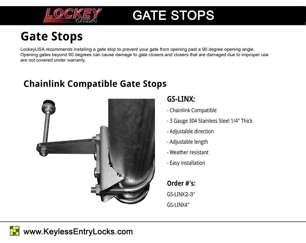 Lockey Gate Stops