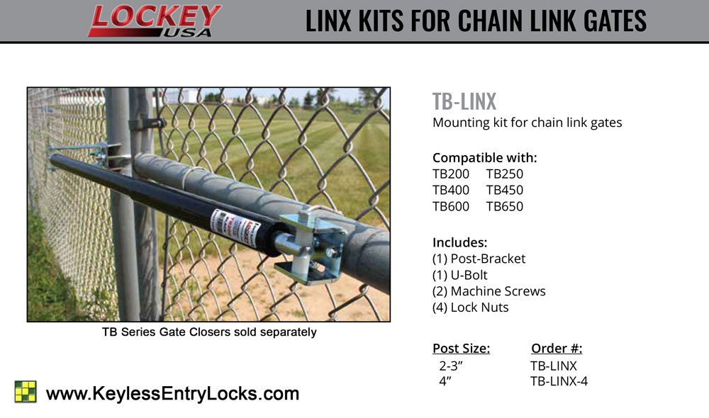 Lockey TB-LINX Chain Link Mounting Kit