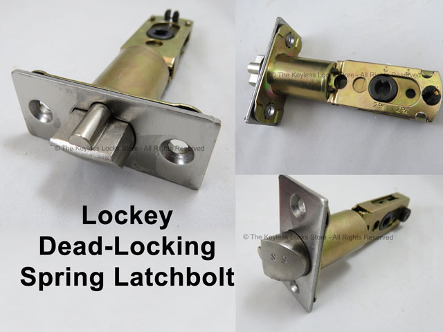 Lockey 1600DC Heavy-Duty Passage Knob-Handle Latchbolt Double-Keypad Lock - Click Image to Close