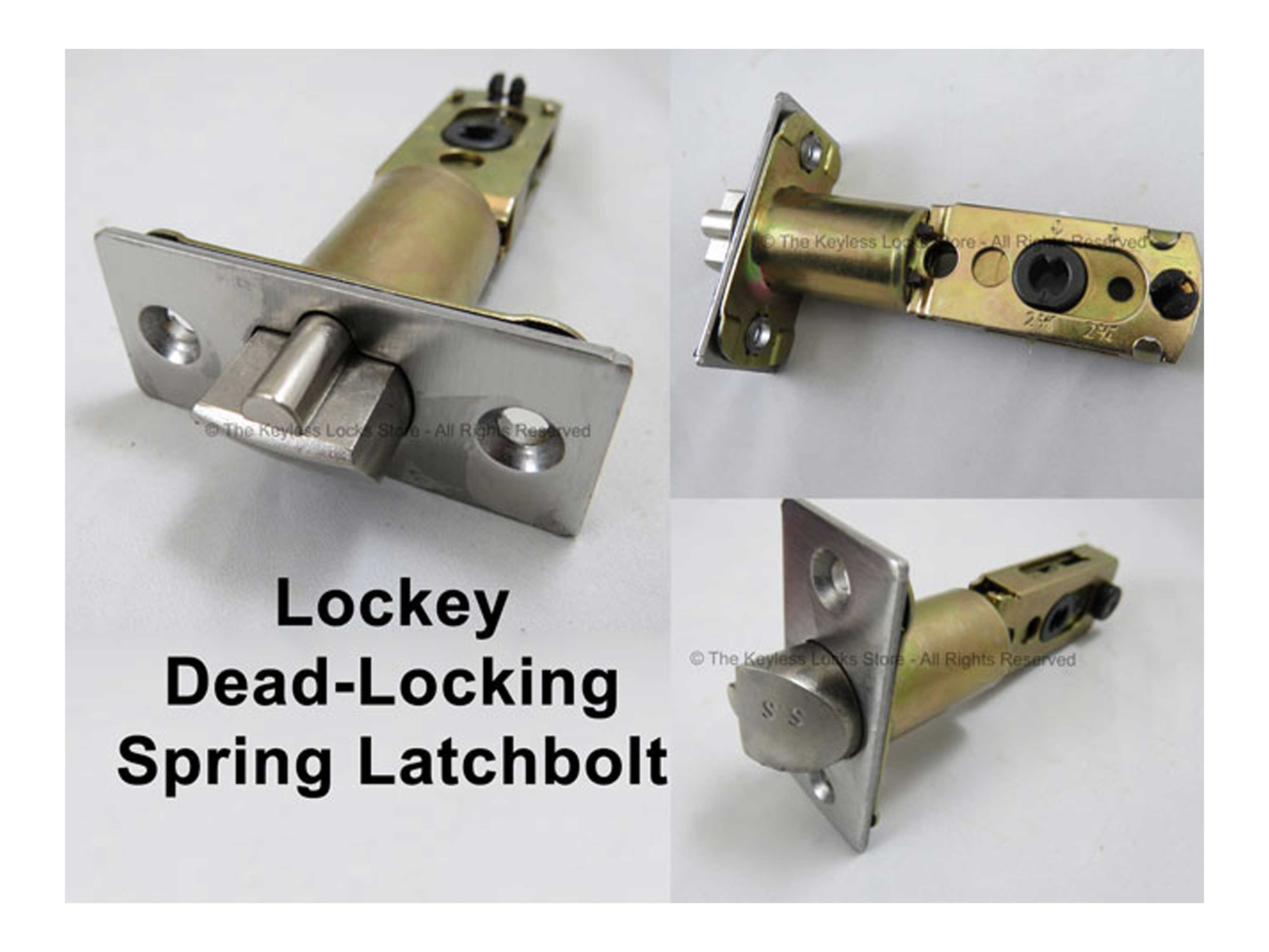 Lockey 1150DC Heavy-Duty Passage Lever-Handle Latchbolt Double-Keypad Lock