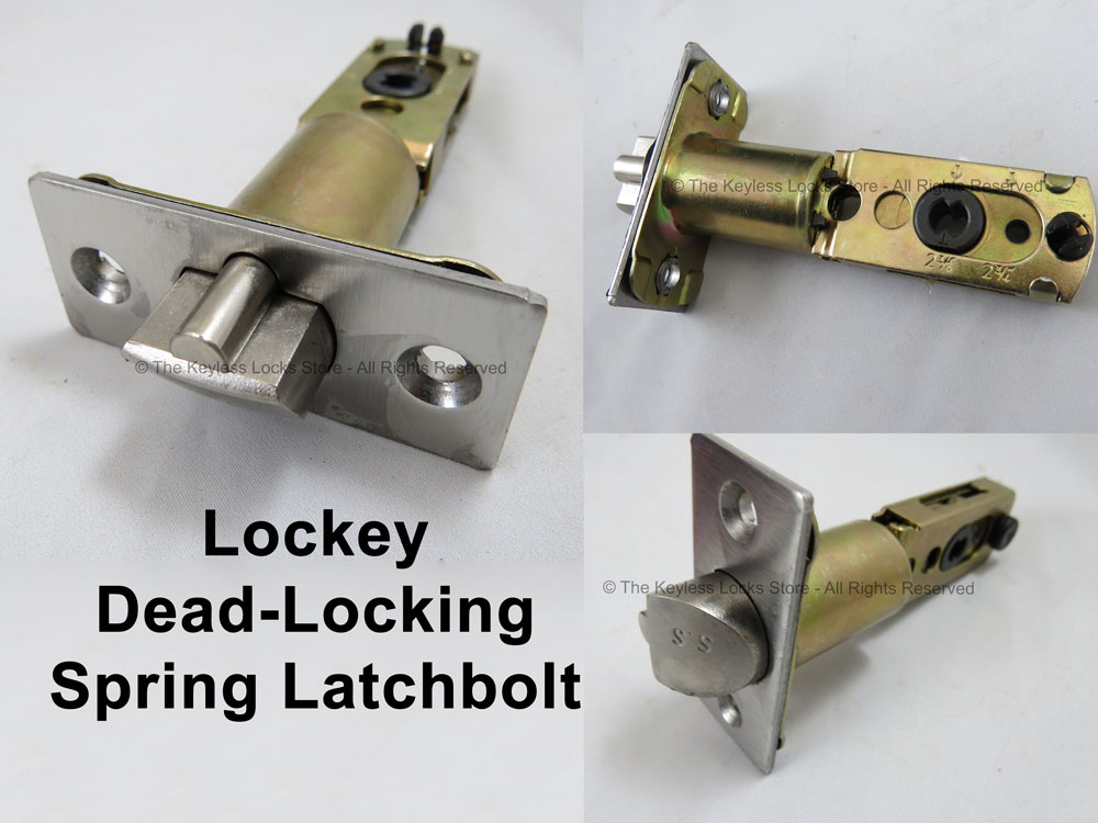 Lockey 1600DC Heavy-Duty Passage Knob-Handle Latchbolt Double-Keypad Lock
