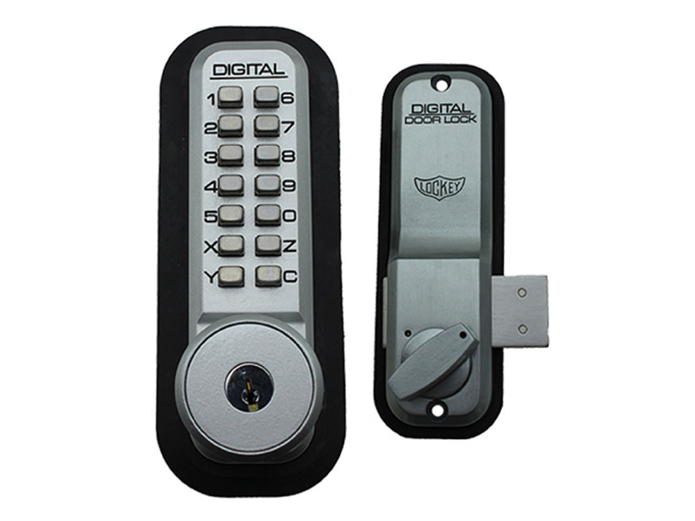 Lockey 2200KO Surface-Mount Slide-Bar Deadbolt Keypad Lock - Click Image to Close
