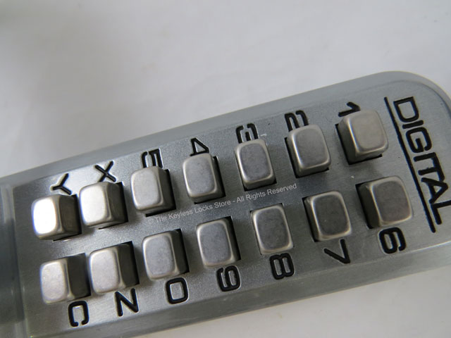 Lockey 2835DC Passage Lever-Handle Latchbolt Double-Keypad Lock - Click Image to Close