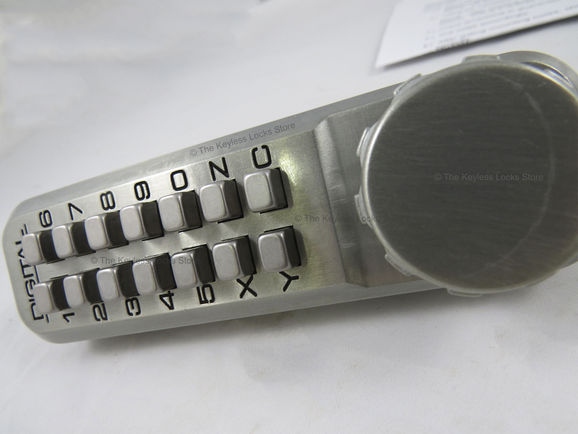 Lockey 2900DC Narrow-Stile Knob-Handle Double-Keypad Deadbolt Lock - Click Image to Close