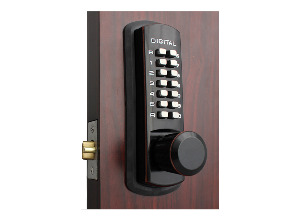Lockey 3830 Passage Knob-Handle Latchbolt Keypad Lock