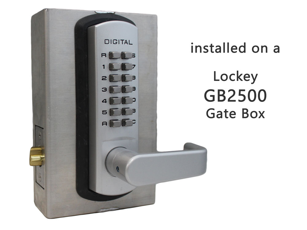 Lockey 3835 Passage Lever-Handle Latchbolt Keypad Lock