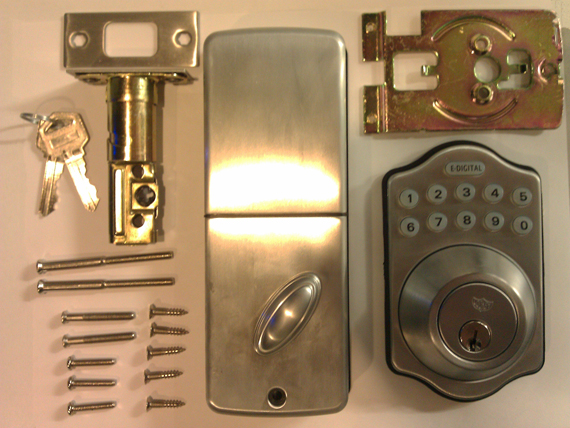 Lockey E910 Electronic Deadbolt Lock with Lighted Keypad
