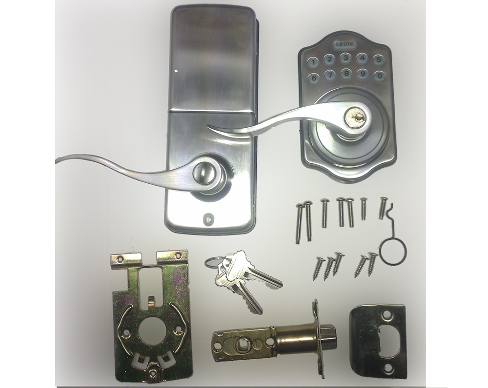 Lockey E985 Electronic Lever-Handle Latchbolt Lock with Lighted Keypad