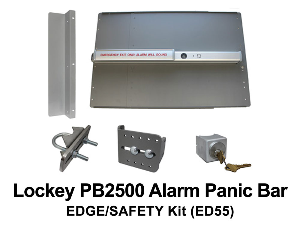 Lockey Panic Bar Shield Kits: EDGE/SAFETY (ED50 to ED55)