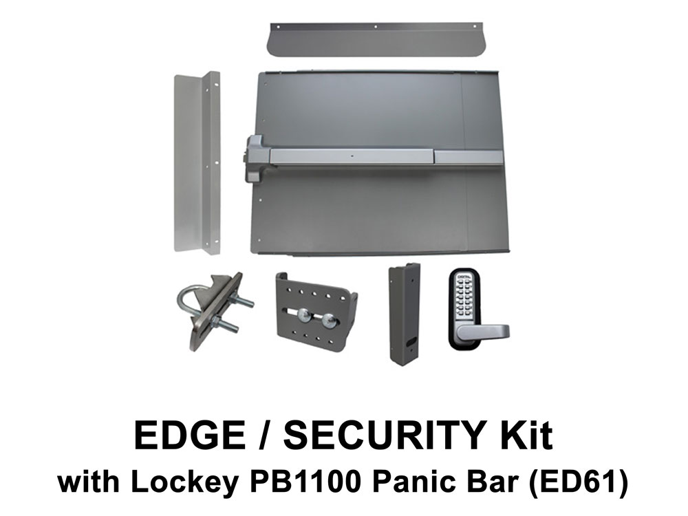Lockey Panic Bar Shield Kits: EDGE/SECURITY (ED60 to ED65) - Click Image to Close