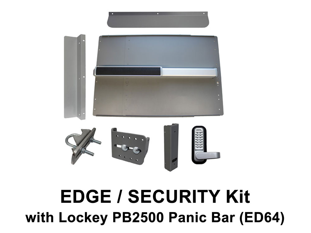 Lockey Panic Bar Shield Kits: EDGE/SECURITY (ED60 to ED65) - Click Image to Close