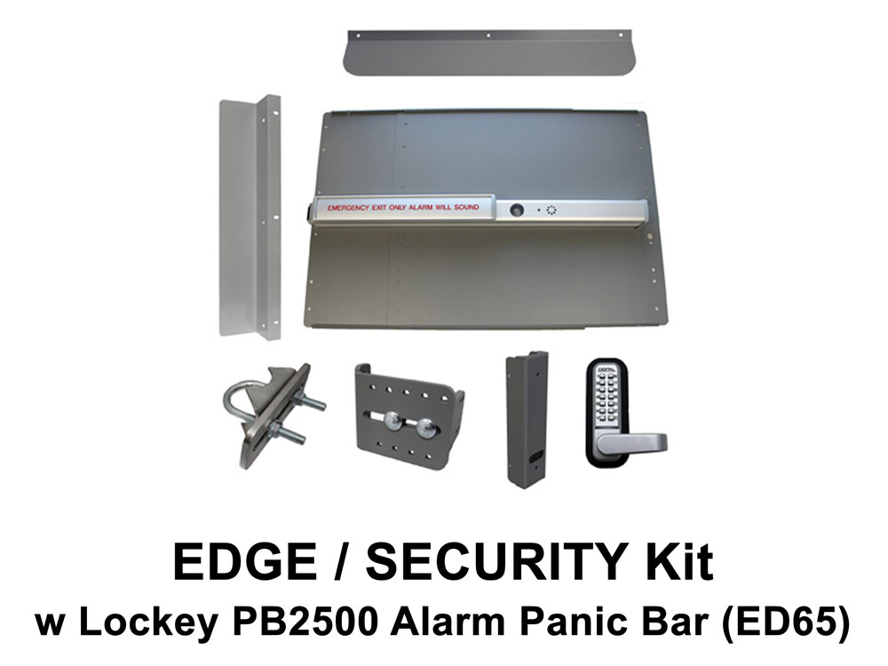 Lockey Panic Bar Shield Kits: EDGE/SECURITY (ED60 to ED65)