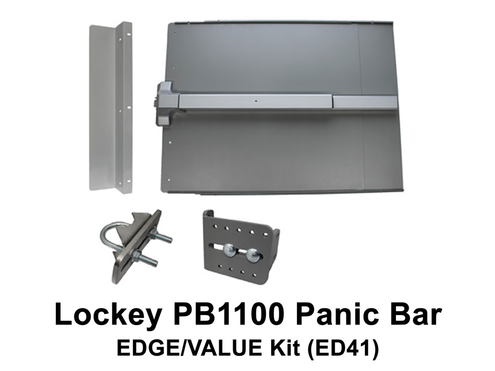 Lockey Panic Bar Shield Kits: EDGE/VALUE (ED40 to ED45)