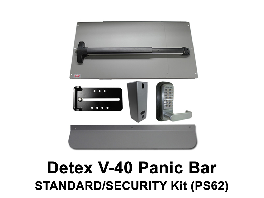 Lockey Panic Bar Shield Kits: STANDARD/SECURITY (PS60 to PS65)