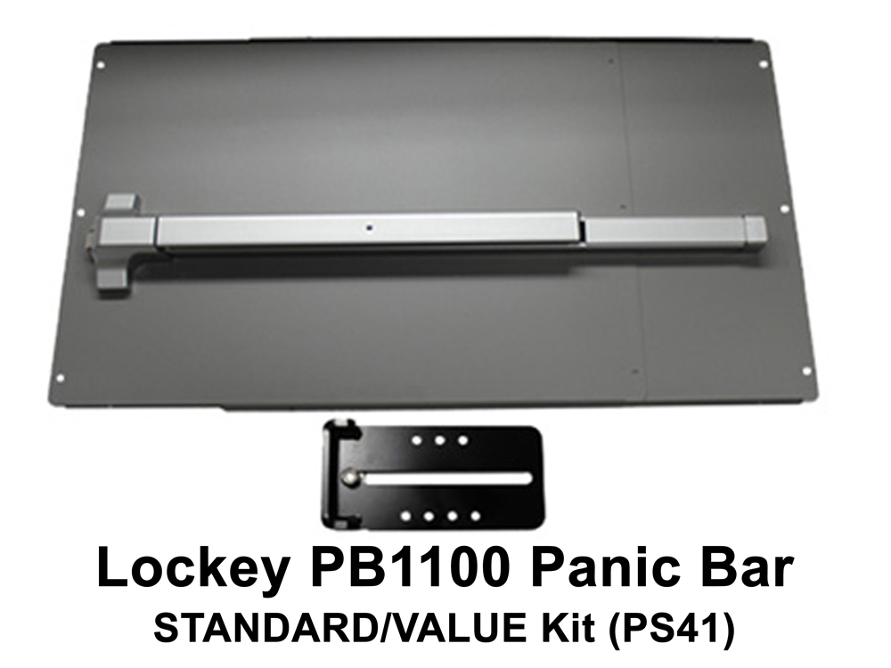 Lockey Panic Bar Shield Kits: STANDARD/VALUE (PS40 to PS45)