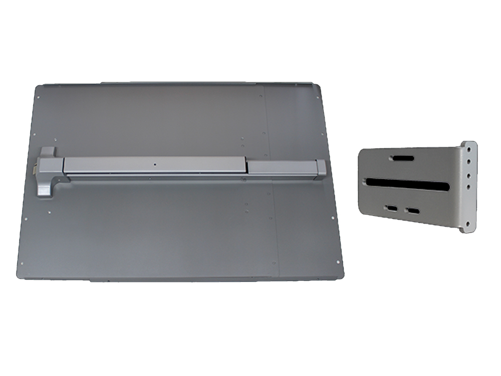 LockeyUSA PS41: Panic Bar & Shield Kit - STANDARD/VALUE with LockeyUSA PB1100 Panic Bar