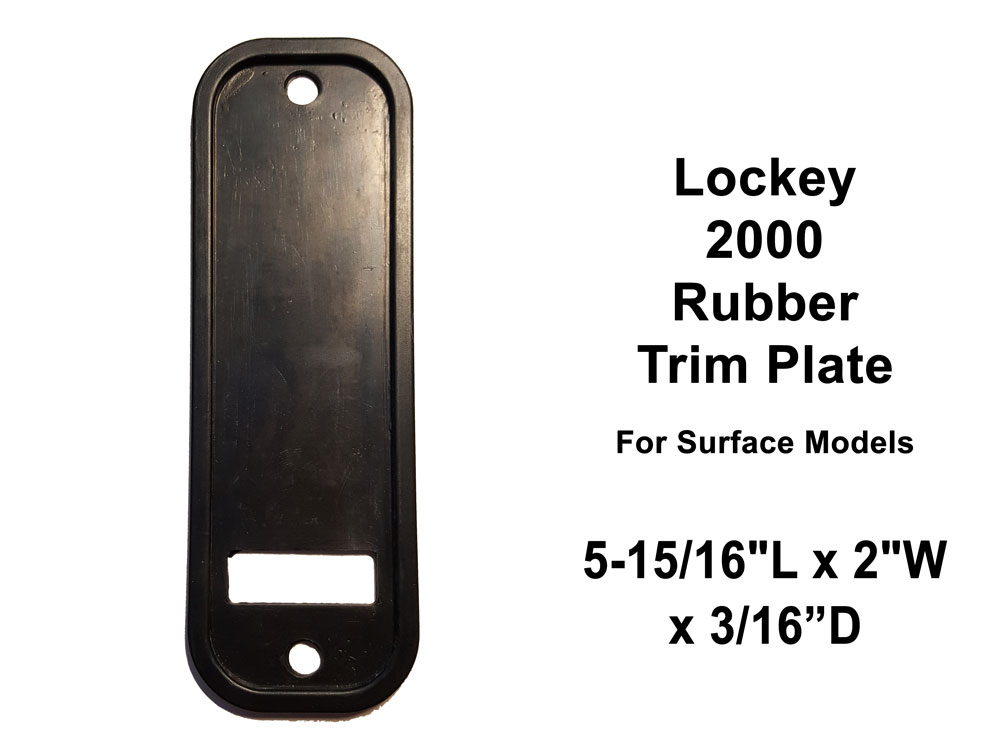 Lockey Replacement Rubber Trim Plates (Escutcheons)