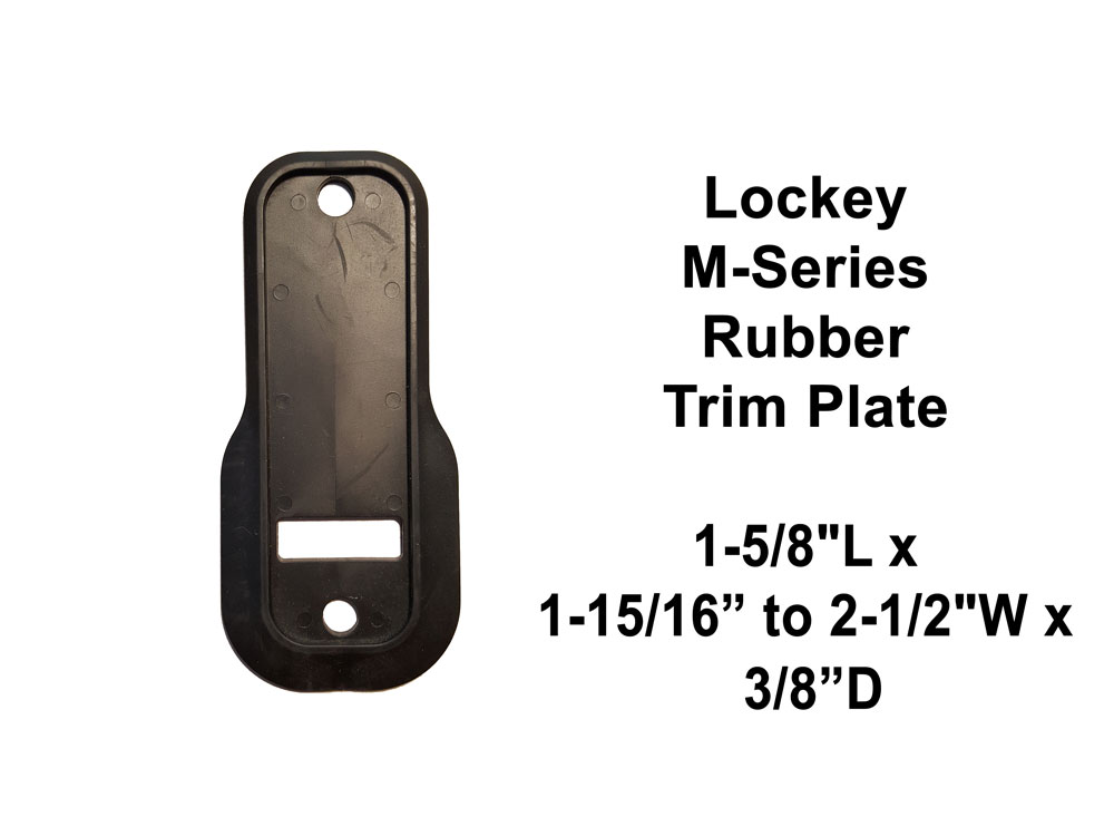 Lockey Replacement Rubber Trim Plates (Escutcheons)