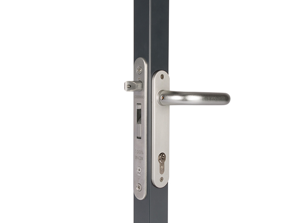 Locinox FORTYLOCK-Mortise Lock with 3/4" Backset for Profiles of 1-1/2" or More