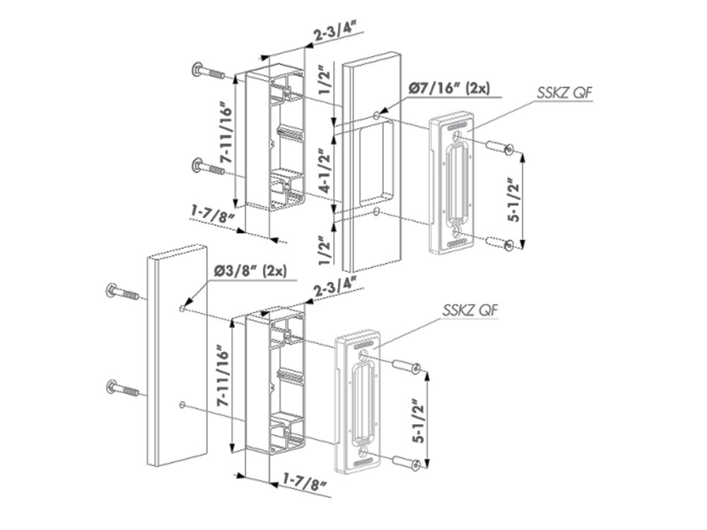 Locinox OSET Leonardo Offset Adapter Box
