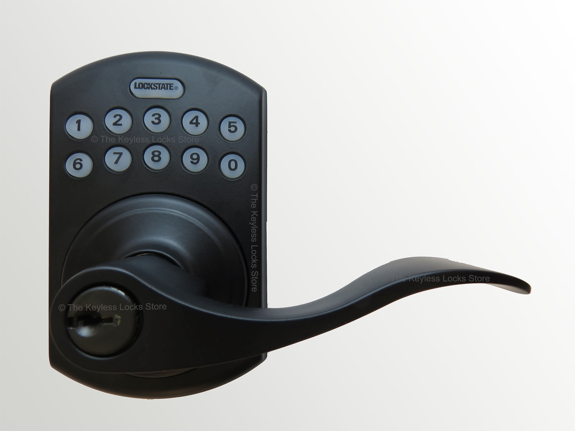 RemoteLock 550L WiFi Residential Lever-Handle Latchbolt Keypad Lock (5iLB)