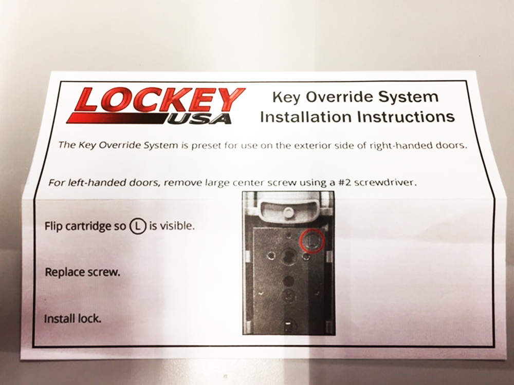 Lockey KOS Add-On Key Override System