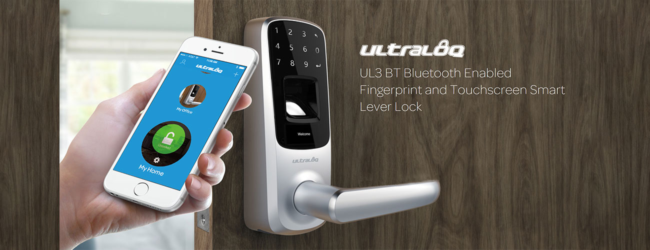Fingerprint Locks with Bluetooth Option for Mobile Access