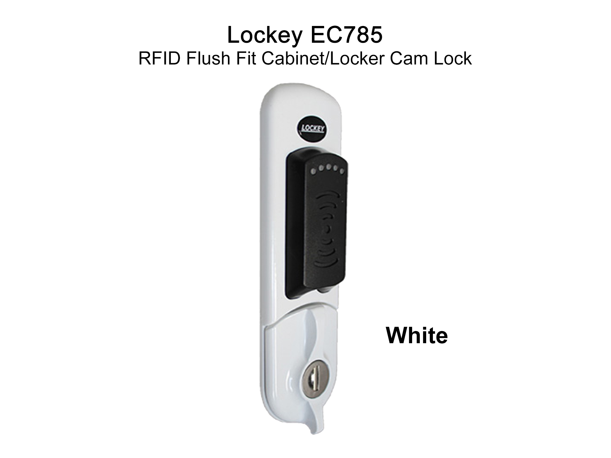 Lockey EC785 RFID Flush Fit Cabinet/Locker Cam Lock