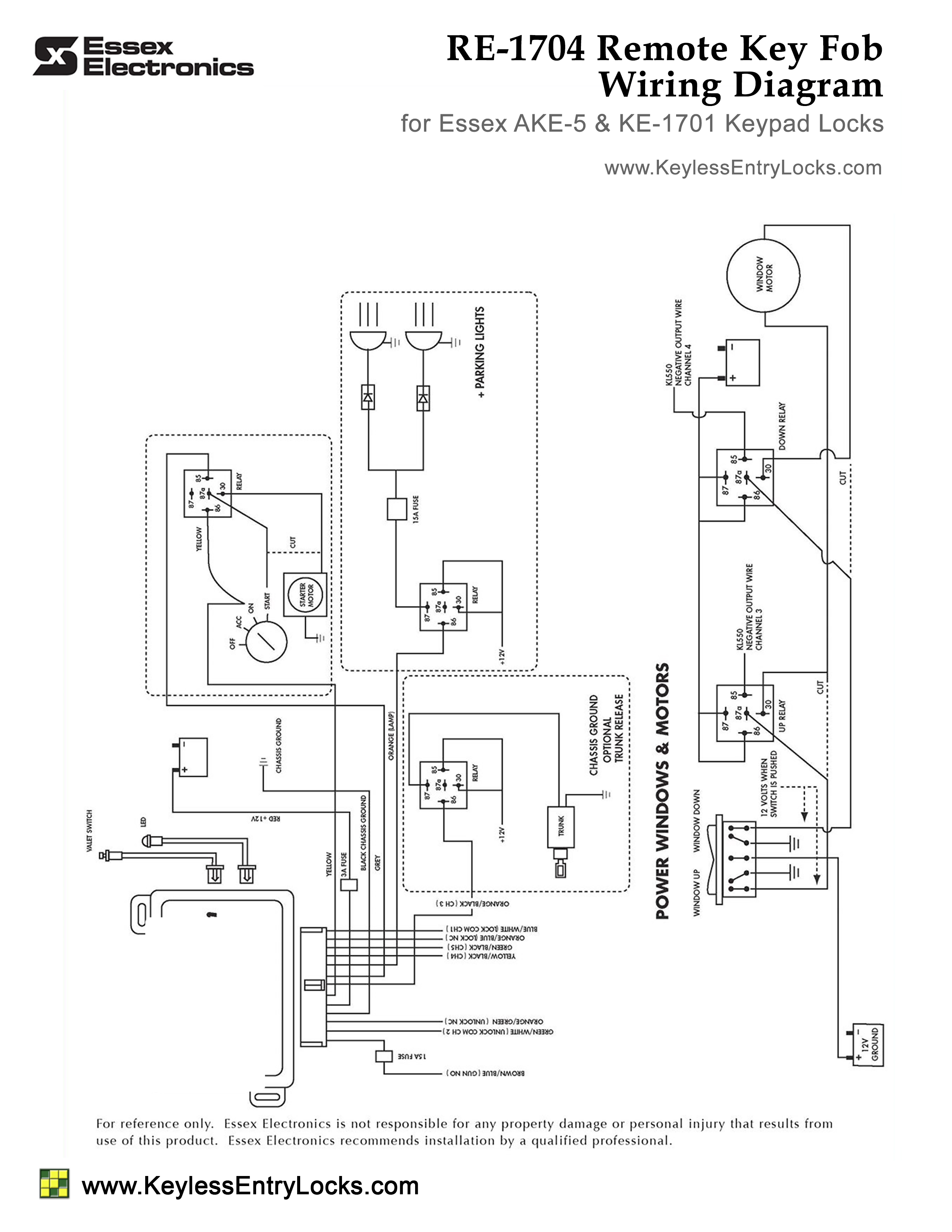 Essex RE1704 Wiring Diagram