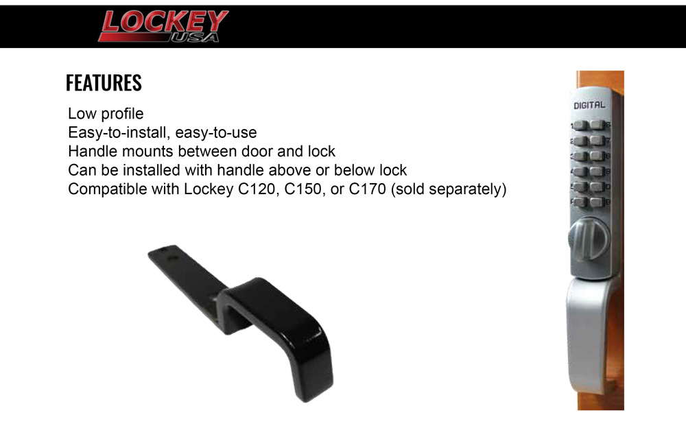 Lockey Pull Handle for C-Series Locks