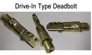 Drive-In Type Deadbolt