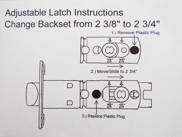 Lockey 2830DC Passage Knob Latchbolt Double-Keypad Lock