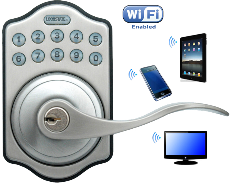LockState WiFi L500i Keypad Lever-Handle Latchbolt Lock | 807 x 670 · 228 kB · jpeg